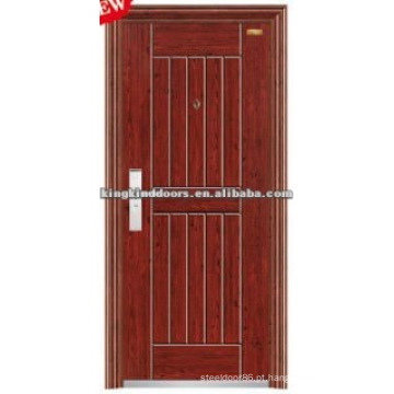 Porta de segurança de aço Exterior comercial KKD-315 com CE, TUV, BV, SONCAP